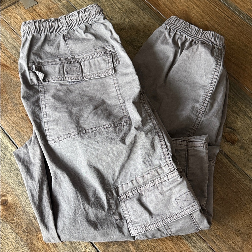 Garage Women's Harlowe Charcoal Parachute Cargo Pant~XS - Picture 8 of 12